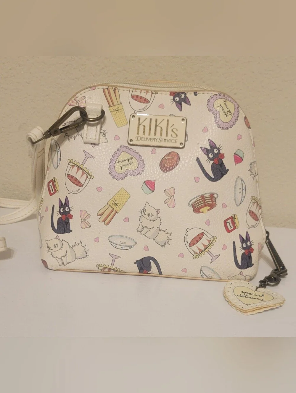 Vintage Loungefly Cream Kiki's Delivery Service Character Crossbody